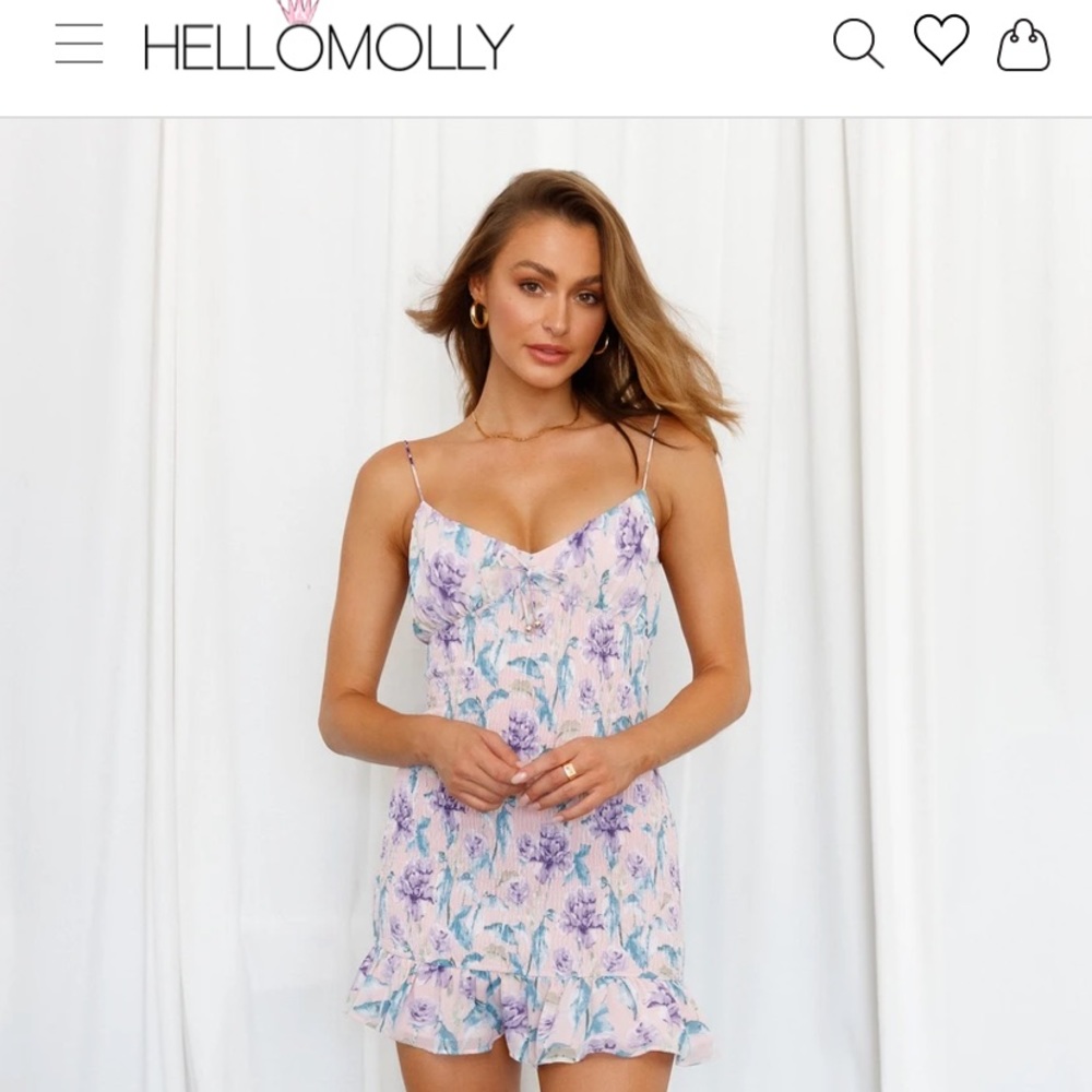 Hello Molly Switched Sides Dress - Pink